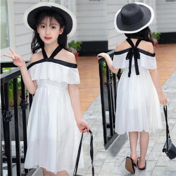 子供服 ワンピース 肩出し フリル 女の子 ジュニア キッズ 夏 半袖 お出かけ 韓国風 可愛い お洒落 ガールズドレス シフォン 姉妹 お揃い ビーチ 旅行 Lv Lyq 0616z86 Ecology Plus 通販 Yahoo ショッピング