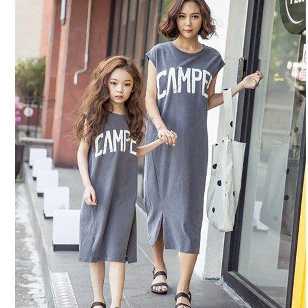 ママ 娘さん 親子お揃い 親子ペアワンピース ノースリーブ ペアルック 親子服 家族旅行 キッズ 大人 プレゼント 女の子 ママ レディース 子供服 Lv Qzz Ecology Plus 通販 Yahoo ショッピング