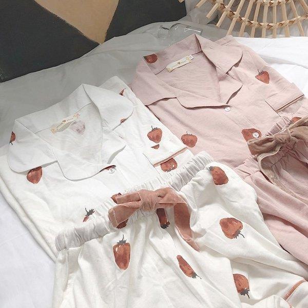 パジャマ レディース 春夏半袖パジャマ ショットパンツ 綿 ルームウェア上下セット イチゴ柄 パジャマ 可愛い 部屋着 韓国風 寝巻き パジャマ 安い Lv Sy 0601x4 Ecology Plus 通販 Yahoo ショッピング