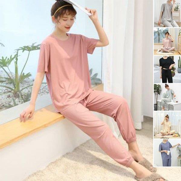 女性 可愛い 部屋着 女性パジャマ パジャマ 2点セット 上下セット パジャマ レディース パジャマ 夏 レディース ナイティ ルームウェア パジャマ 寝巻き Lv Sy1 Ecology Plus 通販 Yahoo ショッピング