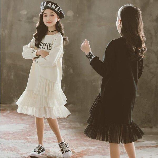 子供服 ワンピース キッズ 子供ドレス Dress 韓国子供服 ジュニア 女の子 春 長袖 膝丈ワンピース ロングtシャツ カジュアル おしゃれ 可愛い 通学着 新品 Lv Tz11 Ecology Plus 通販 Yahoo ショッピング