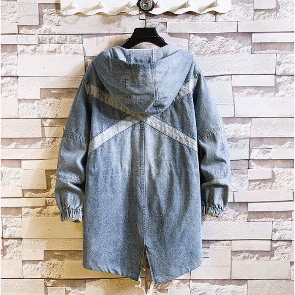 ジャケット デニムジャケットメンズおしゃれ無地柄黒フ メンズファッション ンテンパー Wcsw Org