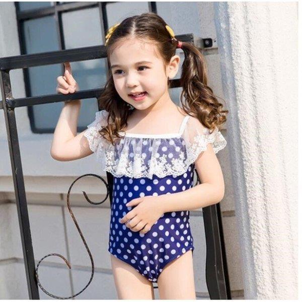 レース切り替え 水着 女の子 ドット柄 子供服 オールインワン ベビー水着 おしゃれ 可愛い きれいめ 夏 リゾート ビーチ キッズ水着 スイミング 韓国風 Lv Yy 0616g34 Ecology Plus 通販 Yahoo ショッピング