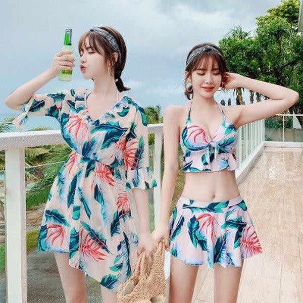 水着 体型カバー 3点セット水着 レディース ファッション 水着 可愛い スイムウェア Lv Yy Ecology Plus 通販 Yahoo ショッピング