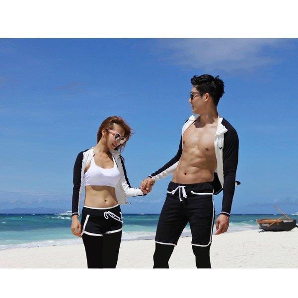 ペア ペアルック ラッシュガード レディース 上下 セット ラッシュガード メンズ 長袖 おすすめ ラッシュガード カップル レギンス ダイビング 水着 Lv Yy Ecology Plus 通販 Yahoo ショッピング