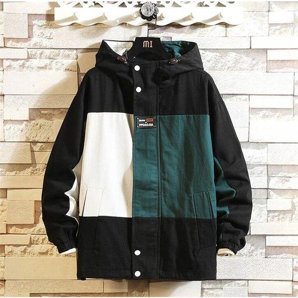 最安 ジャケット メンズ ショートジャケット 大きいサイズ 英語 トップス 厚手 ポケット付き フード付き カジュアル アウター 秋 春 冬 激安ブランド Www Muslimaidusa Org