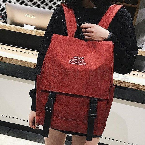 リュック レディース リュックサック かわいい 防水 通学 メンズ ロゴ 大容量 おしゃれ かわいい 軽量 シンプル 男女兼用 通勤 女子 旅行 Qh Ecology Plus 通販 Yahoo ショッピング