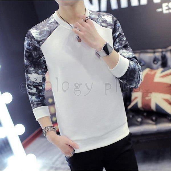 Tシャツ メンズ 長袖 無地 重ね着 レイヤード 韓国 ファッション 秋 秋物 秋服 メンズファッション Qh Ecology Plus 通販 Yahoo ショッピング