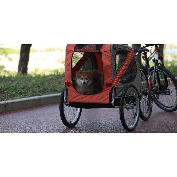 イビヤヤ ペットトレーラー カート キャリー 多頭 犬 自転車 牽引