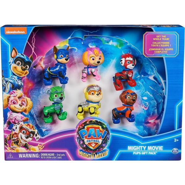 新品未使用　パウパトロール マイティムービー 限定フィギュア 6体セット パウパトロール ザ・マイティ・ムービー おもちゃ フィギュア
