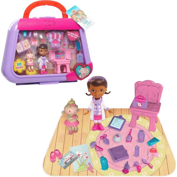 Just Play ドックはおもちゃドクター ドック ラミー お医者さん セット 20ピース Doc McStuffins Doctors Playset 輸入品