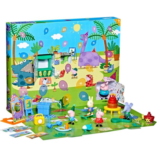ペッパピッグ パーティー アドベントカレンダー 海外正規品　クリスマス ペッパピッグ Peppa Pig アドベントカレンダー 2025 最新版 ジョージ