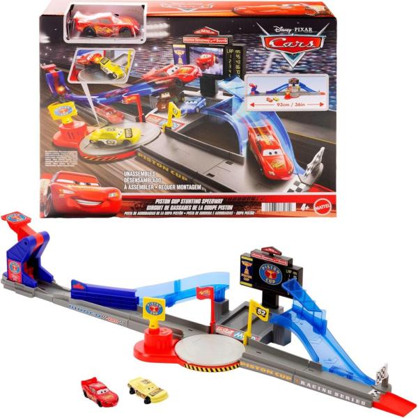 ディズニー カーズ ライトニング・マックィーン スピードウェイ トラック セット カーズ おもちゃ ミニカー 輸入品