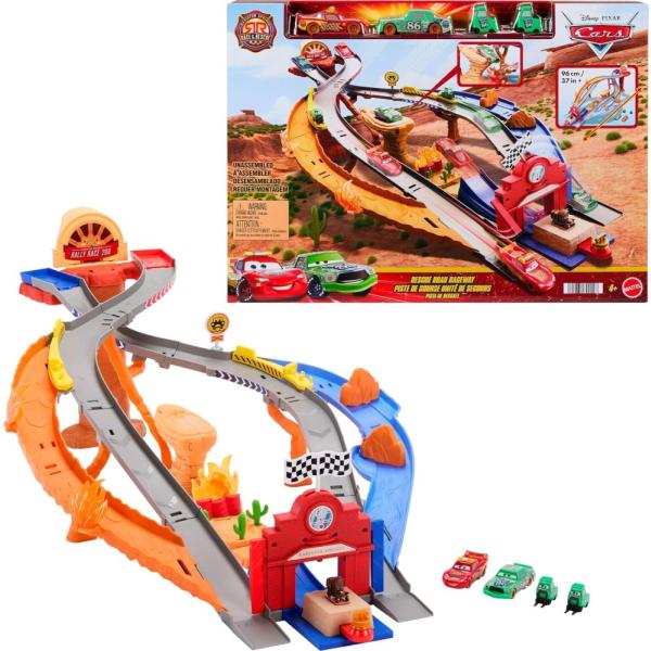 ディズニー カーズ ライトニング・マックィーン チックス・ヒックス プレイ セット カーズ おもちゃ ミニカー 輸入品
