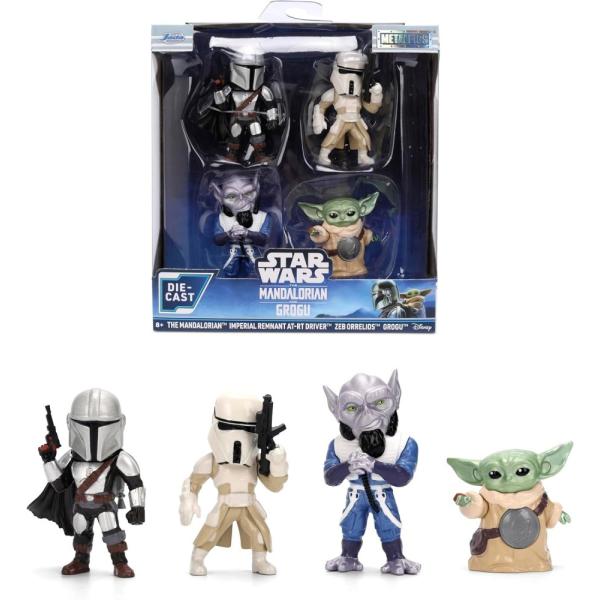 スター・ウォーズ マンダロリアン グローグー メタル ダイキャスト フィギュア 4体セット スターウォーズ おもちゃ 人形 輸入品