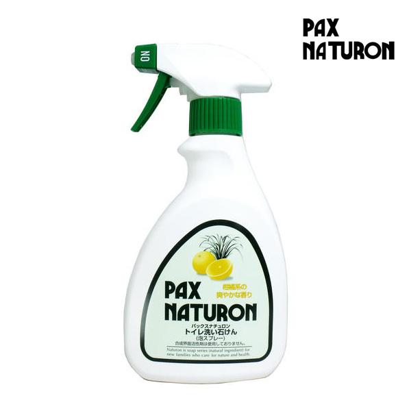 他サイト： パックスナチュロン トイレ洗い石けん ボトル 400ml(PAX NATURON トイレ用洗剤 トイレ洗剤 トイレクリーナー エコ洗剤 4904735054122)の商品画像