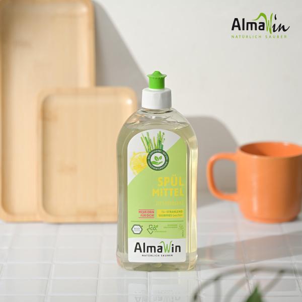 他サイト： アルマウィン ディッシュソープ 食器用洗剤 レモングラス 500ml(AlmaWin 食器洗剤 キッチン用洗剤 台所洗剤 エコ洗剤 4935137804411)の商品画像