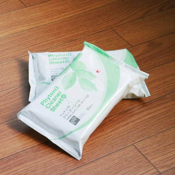 フィトンα クリーナーシート2個セット(フローリング 床掃除 消臭 虫除け 抗菌 虫よけ フローリングワイパー シート ダニ 忌避 4938922170715)