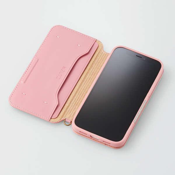 ELECOM（エレコム） iPhone 12 mini レザーケース NEUTZ 磁石付き 手帳
