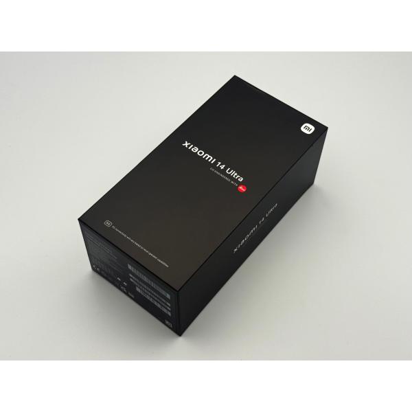 Xiaomi 14 Ultra 黒 グローバル版 Xiaomi（シャオミ） Xiaomi 14 Ultra Black 16GB 512GB グローバル版