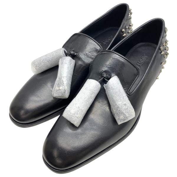 未使用級　JIMMY CHOO ジミーチュウ タッセル ローファー スタッズ JIMMY CHOO（ジミーチュウ） 未使用 フォクスリー タッセル ローファー