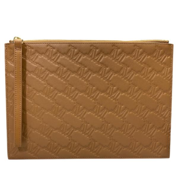 ★新品未使用★MaxMara ピンクベージュ クラッチバッグ　定価¥48,400 ☆新品未使用☆MaxMara ピンクベージュ クラッチバッグ 定価¥48,400