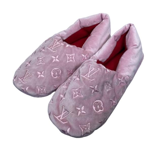 ルイヴィトン　ルームシューズ　スリッパ　モノグラム　ホーミーライン　ミュール美品 LOUIS VUITTON ルイヴィトン スリッパ シューズ ホーミーライン