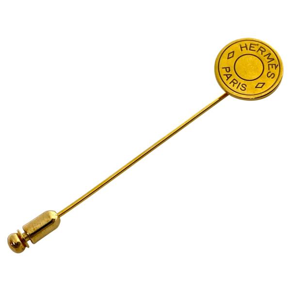 HERMES（エルメス） セリエ ピン ブローチ ゴールド アクセサリー ロゴ