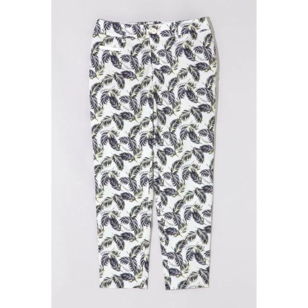 St ANDREWSセントアンドリュース チェック柄クロップドパンツ L ゴルフ St ANDREWS 新品 セントアンドリュース パームリーフプリント