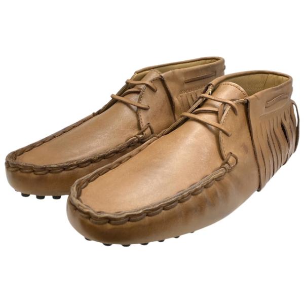 【新品未使用】トッズ モカシン TOD'S (トッズ) レザー チェーン モカシンシューズ