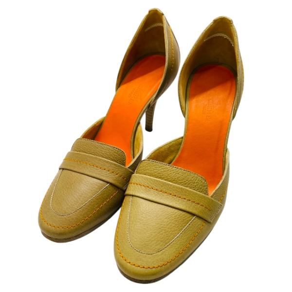 HERMES（エルメス） パンプス ヒール ミュール シューズ ラウンドトゥ