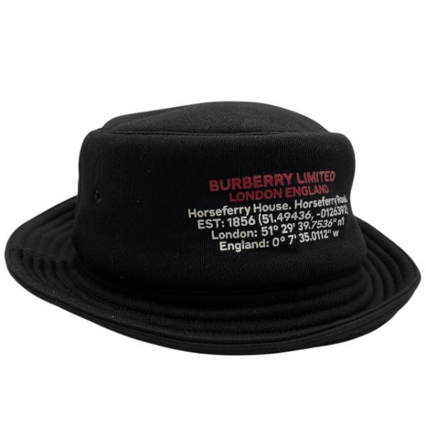 BURBERRY バケットハット ブラック BURBERRY バーバリー バケットハット 帽子 バケハ アクセサリー 小物