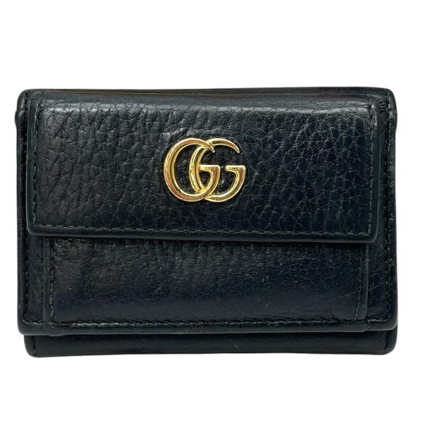 グッチ GUCCI 財布 レディース 523277 GGマーモント コンパクトウォレット 楽天市場】グッチ 財布 三つ折り財布 523277 GGマーモント ブラック