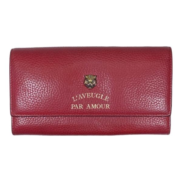 GUCCI グッチ 453164 アニマリエ コンチネンタルウォレット 二つ折り