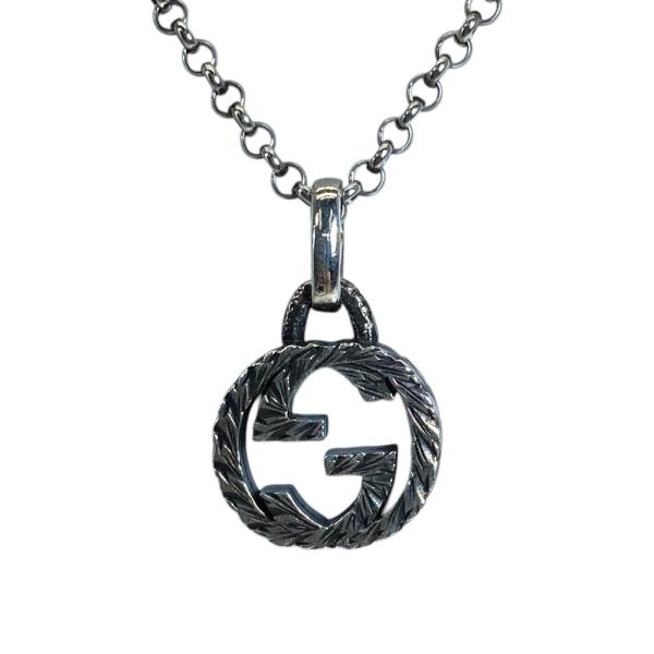 新同品！GUCCIグッチ Ag925 ロゴネックレス アラベスク♪ GUCCI（グッチ） アラベスク インターロッキングG ネックレス