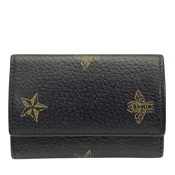 GUCCI グッチ　キーケース　蜂　刻印　6連　美品　お洒落　付属品完備 Amazon.co.jp: グッチ GUCCI ANIMALﾊﾁ6連ｷｰｹｰｽ 523683