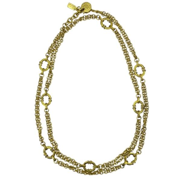 SAINT LAURENT イブサンローラン 2連 ネックレス アクセサリー