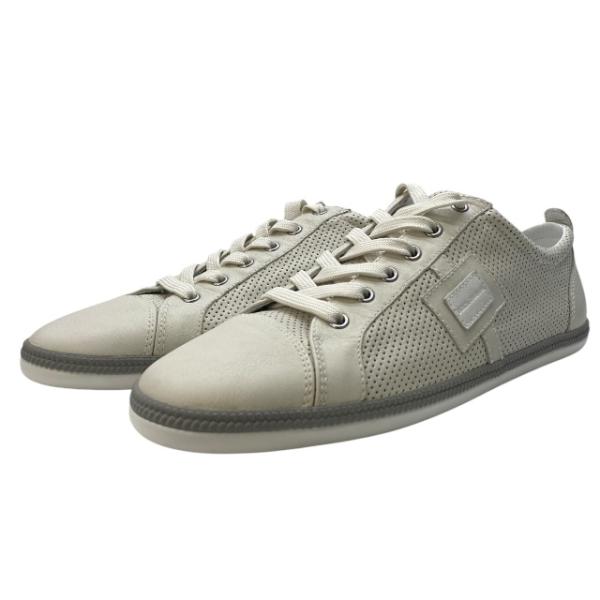 DOLCE&GABBANA ホワイト スニーカー サイズ8 極美品 DOLCE&GABBANA ドルチェアンドガッバーナ グラフィック