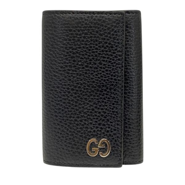 GUCCI（グッチ） 473924 ダブルG 6連 キーケース キーリング レザー