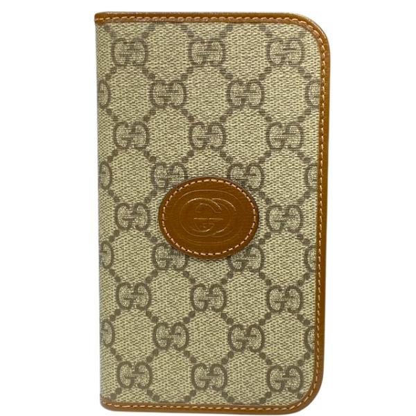 GUCCI　グッチ iPhone15 手帳型ケース すぐ届く グッチ GG iPhone 15 Pro ケース 手帳型 (GUCCI/iPhone