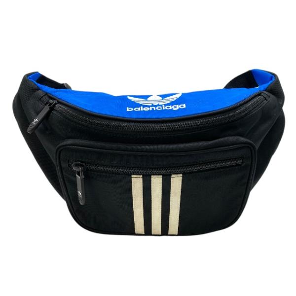 入手困難 BALENCIAGA adidas ボディバッグ レザー ブラック Leather handbag Balenciaga X Adidas Black in Leather - 52308403