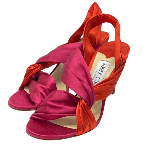 ジミーチュウ　 サイズ表記「34 1/2」 22.5センチ　ピンク　ハイヒール JIMMY CHOO 【未使用】JIMMY ジミーチュウ パンプス ヒール