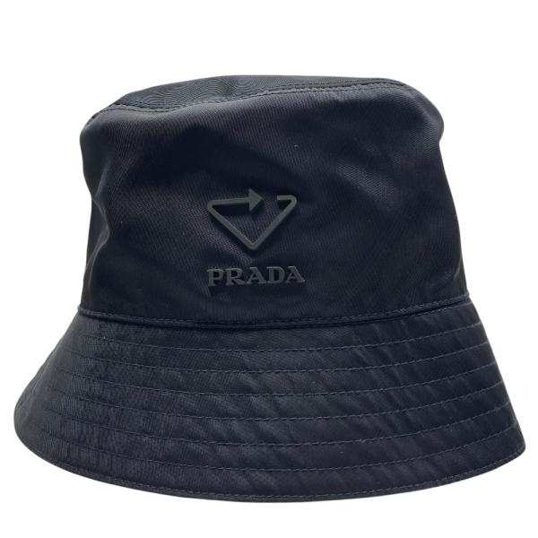 PRADA（プラダ） 美品 Re-Nylon バケットハット 帽子 ナイロン ロゴ