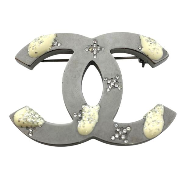 CHANEL（シャネル） ココマーク ブローチ ラインストーン アクセサリー