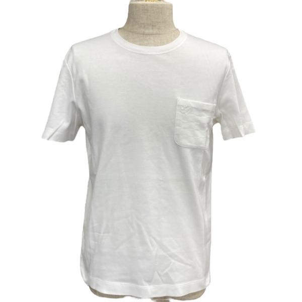 Louis Vuitton ホワイト Tシャツ 半袖 LOUIS VUITTON ルイ ヴィトン CA36929 Tシャツ 半袖 トップス
