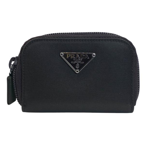 美品✨PRADA キーケース　6連　サフィアーノレザー　ファスナー　ブラック PRADA（プラダ） 6連 キーケース ラウンドファスナー トライアングル