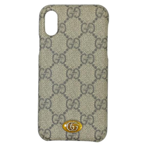 【グッチ】タイガー GGスプリーム iPhone7/8/SEケース Beige econext_0523-a0325y-g6b