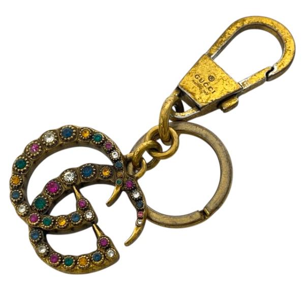 GUCCI グッチ 476429 GGマーモント ダブルG キーリング