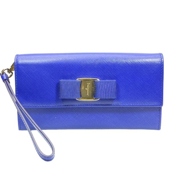 FERRAGAMO Salvatore Ferragamo フェラガモ ヴァラリボン 長財布