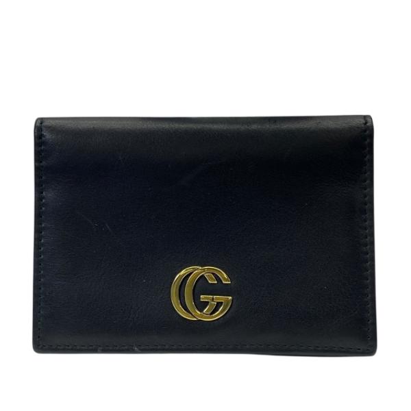 GUCCI（グッチ） GGマーモント カードケース パスケース 名刺入れ 二